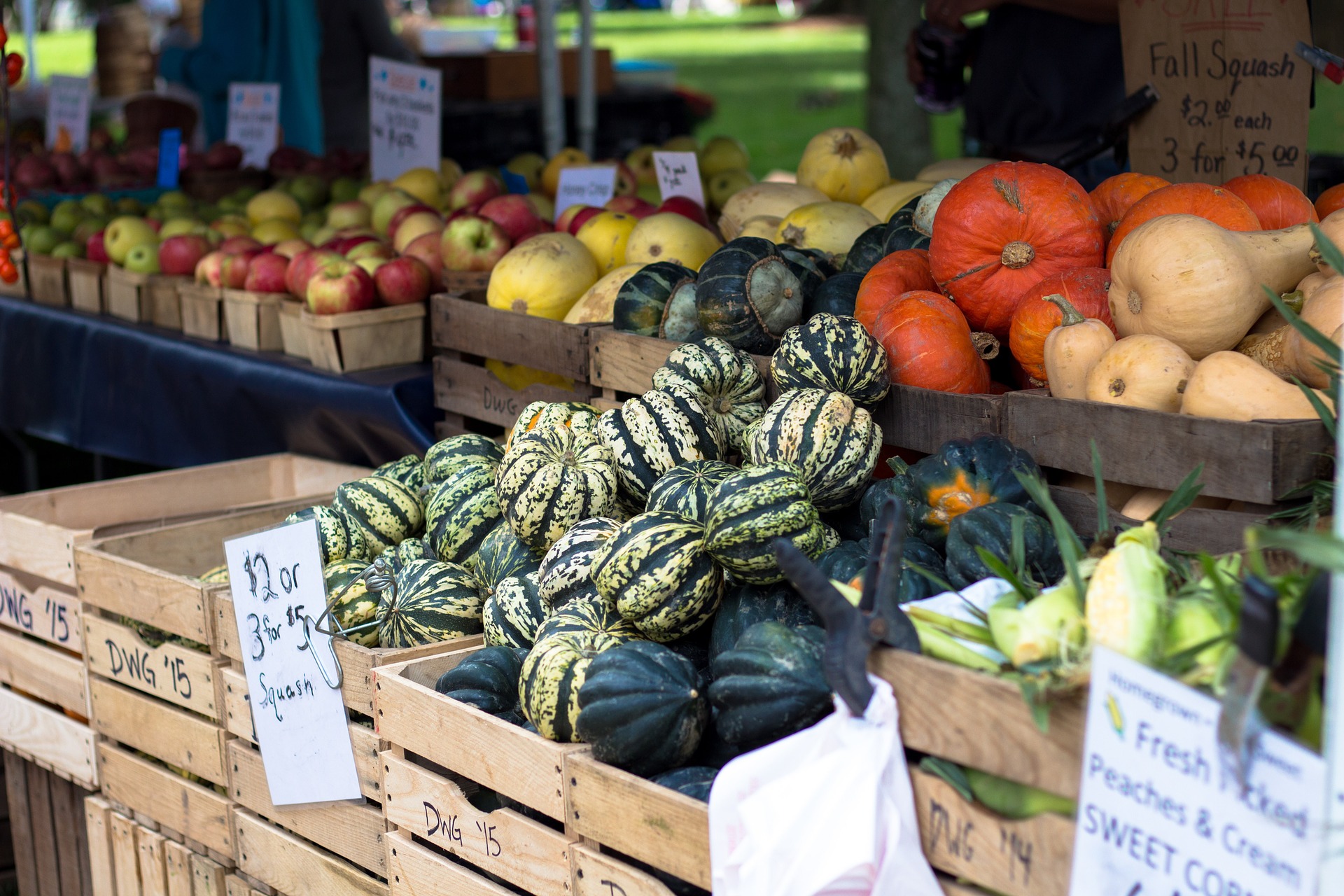 Now on "driving" days, we seek out local farmers markets to stock up on fresh fruits and veggies.